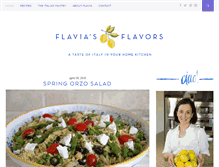 Tablet Screenshot of flaviasflavors.com